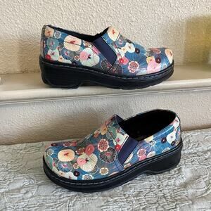 Klogs Naples Slip on Comfort Footwear Womens Size 7.5 M Multicolor Shoes Nursing